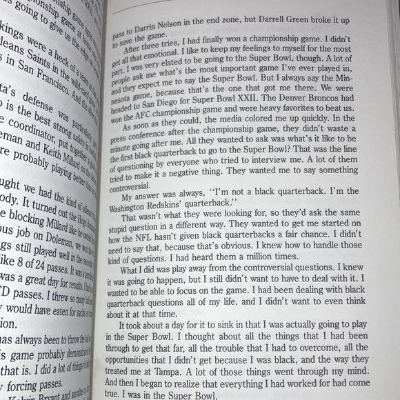 ππ Quarterblack: Shattering the NFL Myth | Hardback Book | Doug Williams βπΎπ - Picture 9 of 11